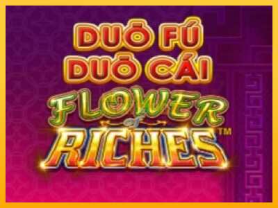 Pul üçün slot maşını Duo Fu Duo Cai Flower Riches