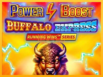 Pul üçün slot maşını Power Boost: Buffalo Express