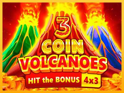 Pul üçün slot maşını 3 Coin Volcanoes