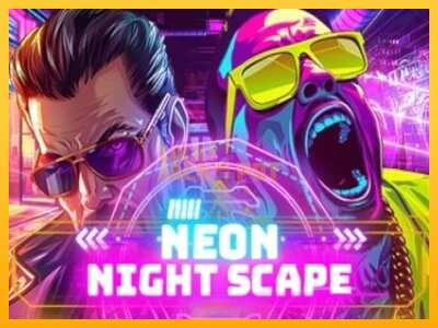 Pul üçün slot maşını Neon Night Scape