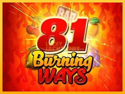 Pul üçün slot maşını 81 Burning Ways