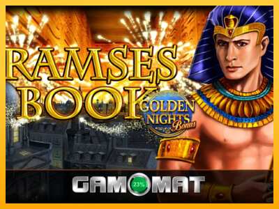 Pul üçün slot maşını Ramses Book Golden Nights